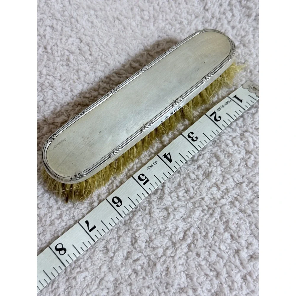 Vintage 1922 Adie Brothers Sterling Silver Clothes Brush Birmingham Hallmarked